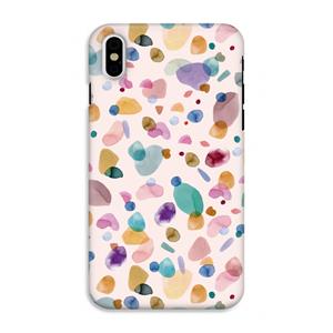 CaseCompany Terrazzo Memphis Pink: iPhone XS Tough Case