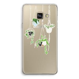 CaseCompany Hang In There: Samsung Galaxy A3 (2016) Transparant Hoesje