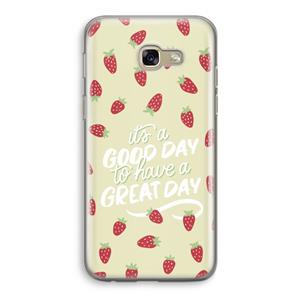 CaseCompany Don't forget to have a great day: Samsung Galaxy A5 (2017) Transparant Hoesje