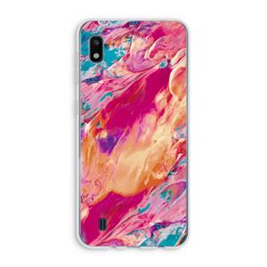 CaseCompany Pastel Echoes: Samsung Galaxy A10 Transparant Hoesje