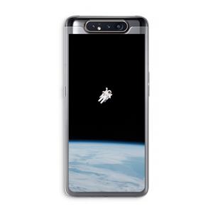 CaseCompany Alone in Space: Samsung Galaxy A80 Transparant Hoesje