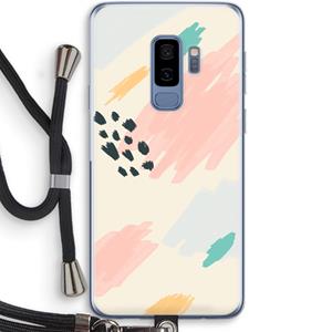 CaseCompany Sunday Chillings: Samsung Galaxy S9 Plus Transparant Hoesje met koord
