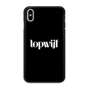 CaseCompany Topwijf Zwart: iPhone XS Tough Case