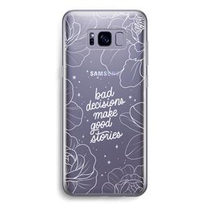 CaseCompany Good stories: Samsung Galaxy S8 Transparant Hoesje