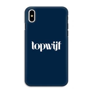 CaseCompany Topwijf Navy: iPhone XS Tough Case