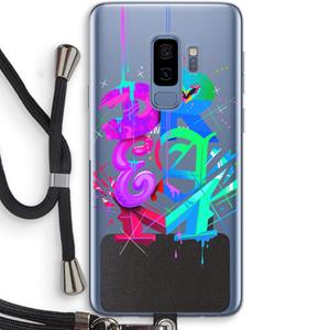 CaseCompany Dream: Samsung Galaxy S9 Plus Transparant Hoesje met koord