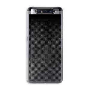 CaseCompany Musketon Halftone: Samsung Galaxy A80 Transparant Hoesje