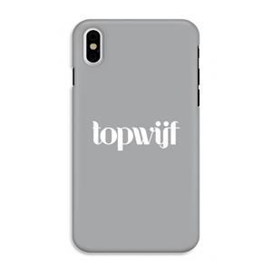 CaseCompany Topwijf Grijs Wit: iPhone XS Tough Case