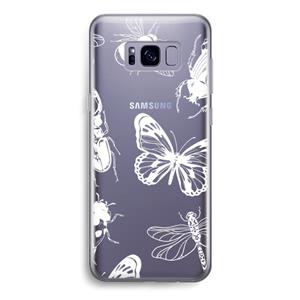 CaseCompany Tiny Bugs: Samsung Galaxy S8 Transparant Hoesje