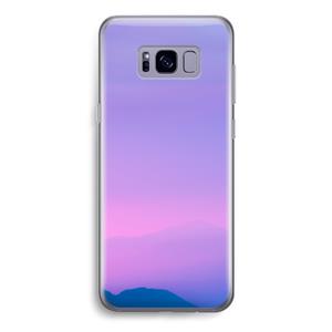 CaseCompany Sunset pastel: Samsung Galaxy S8 Transparant Hoesje