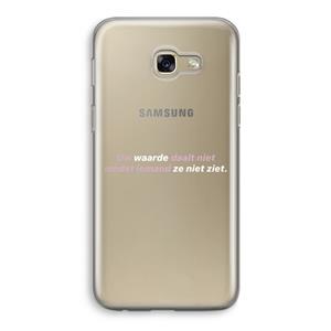 CaseCompany uw waarde daalt niet: Samsung Galaxy A5 (2017) Transparant Hoesje