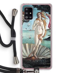 CaseCompany Birth Of Venus: Samsung Galaxy A51 5G Transparant Hoesje met koord