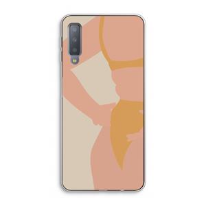 CaseCompany Bikini body: Samsung Galaxy A7 (2018) Transparant Hoesje