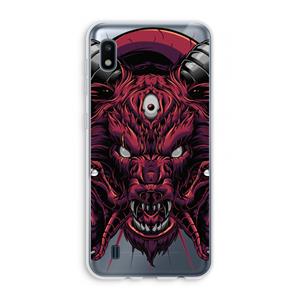 CaseCompany Hell Hound and Serpents: Samsung Galaxy A10 Transparant Hoesje