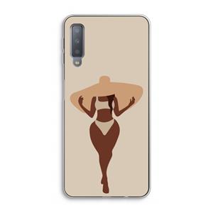 CaseCompany Let's get salty: Samsung Galaxy A7 (2018) Transparant Hoesje