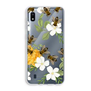 CaseCompany No flowers without bees: Samsung Galaxy A10 Transparant Hoesje