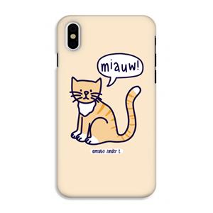 CaseCompany Miauw: iPhone XS Tough Case