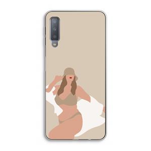 CaseCompany One of a kind: Samsung Galaxy A7 (2018) Transparant Hoesje