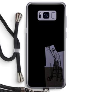 CaseCompany Musketon Painter: Samsung Galaxy S8 Plus Transparant Hoesje met koord