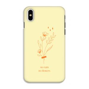 CaseCompany No rain no flowers: iPhone XS Tough Case