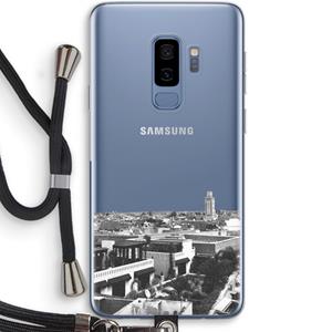 CaseCompany Marrakech Skyline : Samsung Galaxy S9 Plus Transparant Hoesje met koord