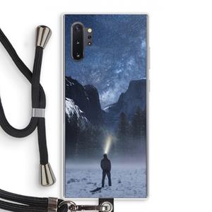 CaseCompany Wanderlust: Samsung Galaxy Note 10 Plus Transparant Hoesje met koord
