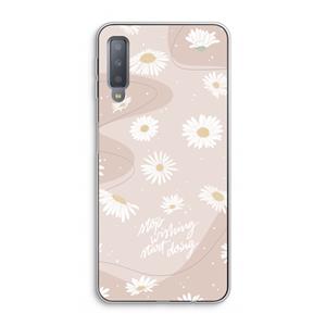 CaseCompany Daydreaming becomes reality: Samsung Galaxy A7 (2018) Transparant Hoesje