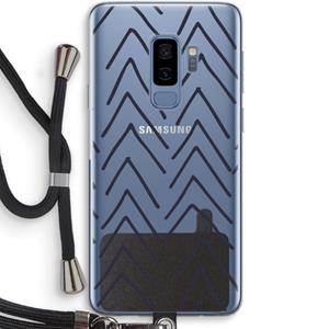 CaseCompany Marrakech Arrows: Samsung Galaxy S9 Plus Transparant Hoesje met koord