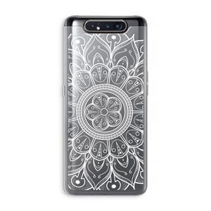 CaseCompany Roses Are Red: Samsung Galaxy A80 Transparant Hoesje