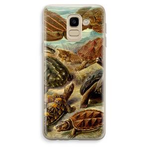 CaseCompany Haeckel Chelonia: Samsung Galaxy J6 (2018) Transparant Hoesje
