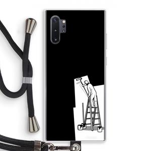 CaseCompany Musketon Painter: Samsung Galaxy Note 10 Plus Transparant Hoesje met koord
