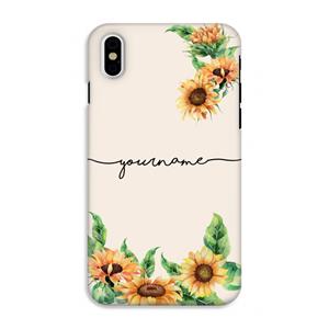 CaseCompany Zonnebloemen: iPhone XS Tough Case