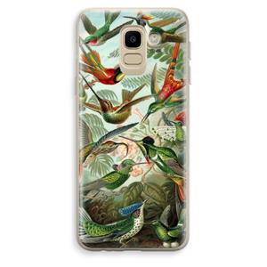 CaseCompany Haeckel Trochilidae: Samsung Galaxy J6 (2018) Transparant Hoesje