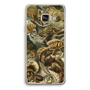 CaseCompany Haeckel Lacertilia: Samsung Galaxy A3 (2016) Transparant Hoesje
