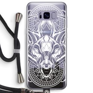 CaseCompany Oh Deer: Samsung Galaxy S8 Plus Transparant Hoesje met koord