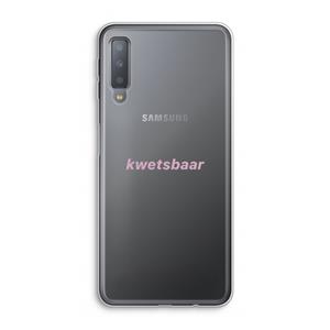 CaseCompany kwetsbaar: Samsung Galaxy A7 (2018) Transparant Hoesje