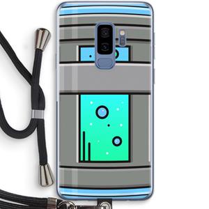CaseCompany Chug Bottle: Samsung Galaxy S9 Plus Transparant Hoesje met koord