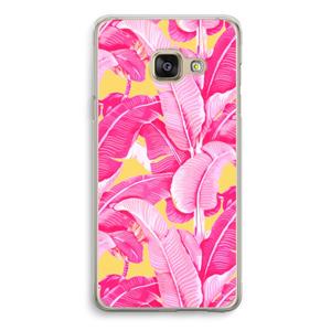 CaseCompany Pink Banana: Samsung Galaxy A3 (2016) Transparant Hoesje