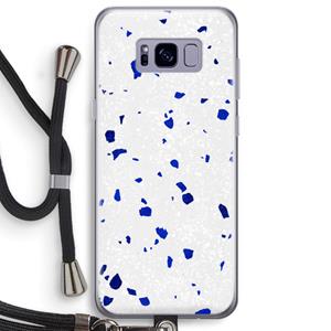 CaseCompany Terrazzo N°5: Samsung Galaxy S8 Plus Transparant Hoesje met koord