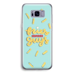 CaseCompany Always fries: Samsung Galaxy S8 Transparant Hoesje