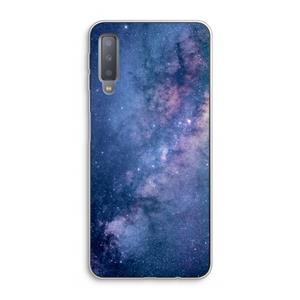 CaseCompany Nebula: Samsung Galaxy A7 (2018) Transparant Hoesje