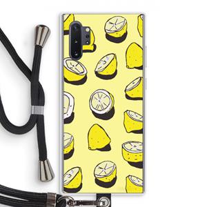 CaseCompany When Life Gives You Lemons...: Samsung Galaxy Note 10 Plus Transparant Hoesje met koord