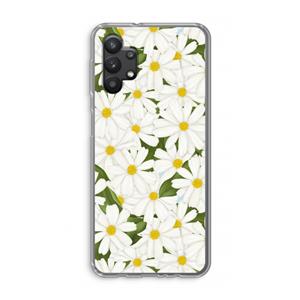 CaseCompany Summer Daisies: Samsung Galaxy A32 5G Transparant Hoesje