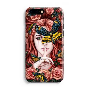 CaseCompany Lady Moth: Volledig Geprint iPhone 7 Plus Hoesje