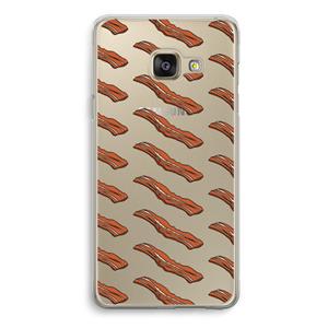CaseCompany Bacon to my eggs #2: Samsung Galaxy A3 (2016) Transparant Hoesje