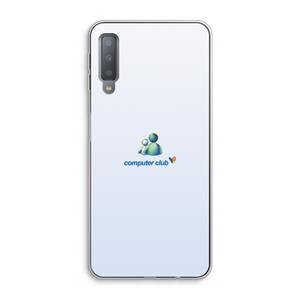 CaseCompany MSN: Samsung Galaxy A7 (2018) Transparant Hoesje
