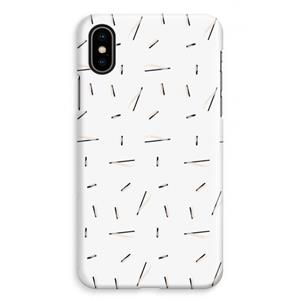 CaseCompany Hipster stripes: iPhone XS Max Volledig Geprint Hoesje