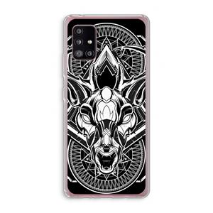 CaseCompany Oh Deer: Samsung Galaxy A51 5G Transparant Hoesje