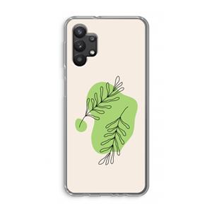 CaseCompany Beleaf in you: Samsung Galaxy A32 5G Transparant Hoesje