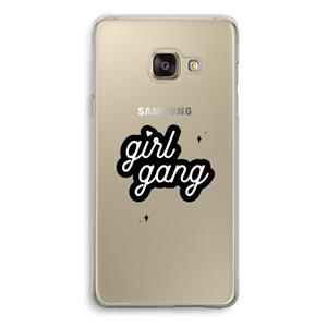 CaseCompany Girl Gang: Samsung Galaxy A3 (2016) Transparant Hoesje